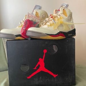 Off-White X Air Jordan 5 SP ‘Sail’